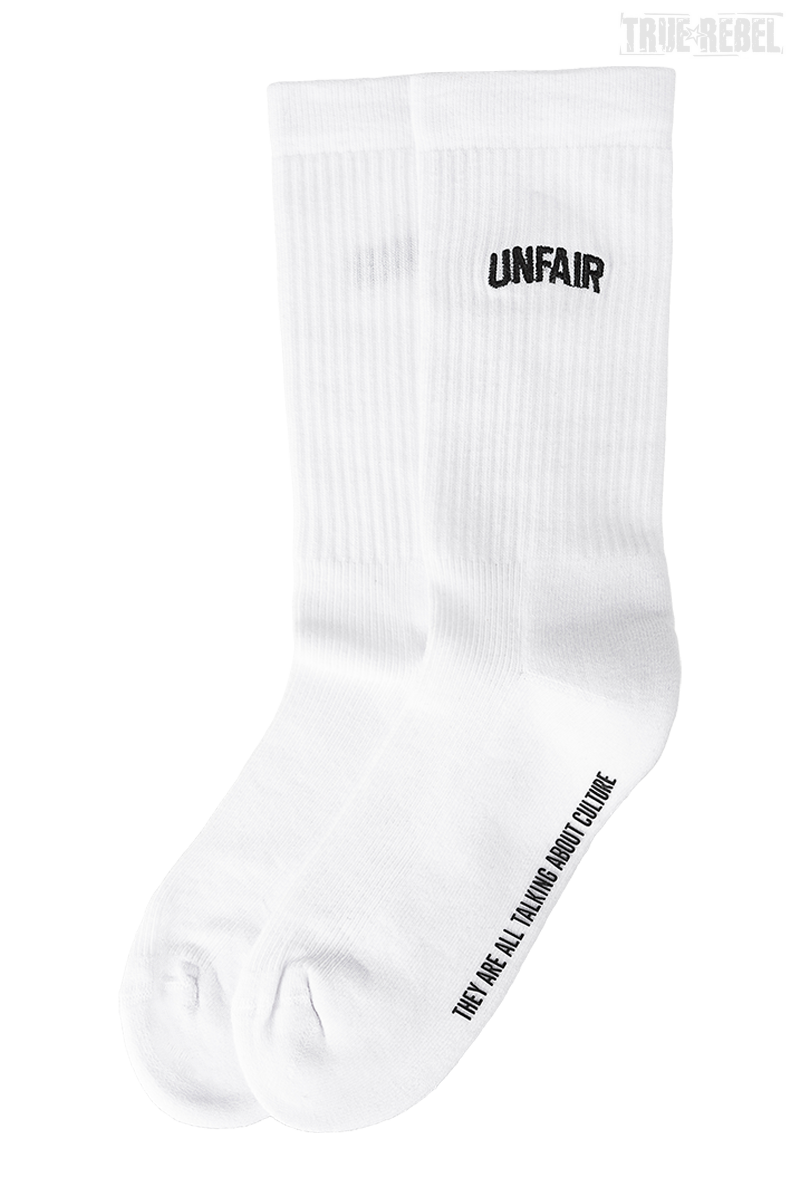 Unfair Athletics TAATAC Socks White