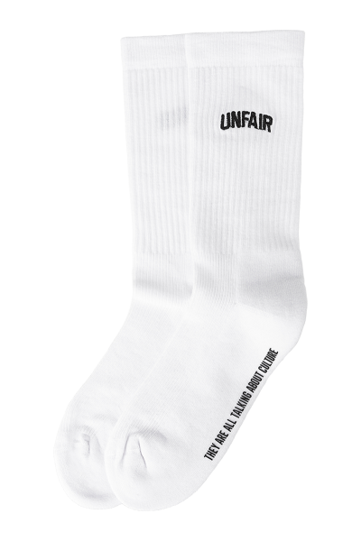 Unfair Athletics TAATAC Socks White