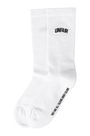 Unfair Athletics TAATAC Socks White