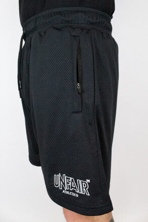 Unfair Athletics Classic Label Mesh Shorts Black