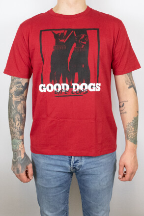 True Rebel T-Shirt Good Dogs Cherry Red