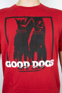 True Rebel T-Shirt Good Dogs Cherry Red