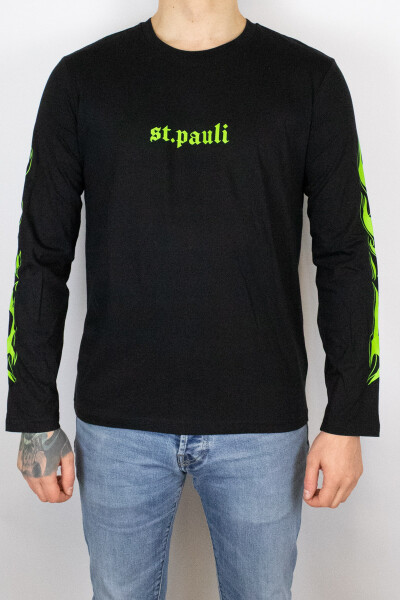 Ur So Cool Flame Longsleeve Black