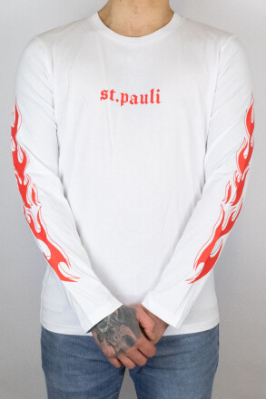 Ur So Cool Flame Longsleeve White