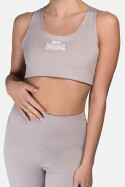 Lonsdale Ladies Wardour Sports Bra Grey White