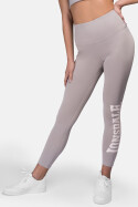 Lonsdale Ladies Semley Leggings Grey White