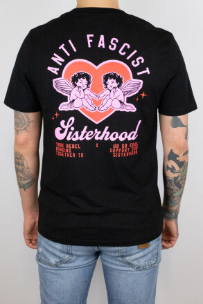 TRUE REBEL X UR SO COOL Sisterhood Solishirt Black