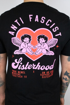 TRUE REBEL X UR SO COOL Sisterhood Solishirt Black