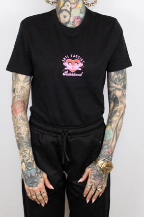 TRUE REBEL X UR SO COOL Sisterhood Solishirt Black