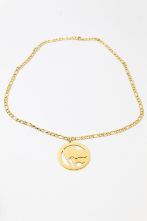 Sixblox. Antifa Soli-Necklace Golden
