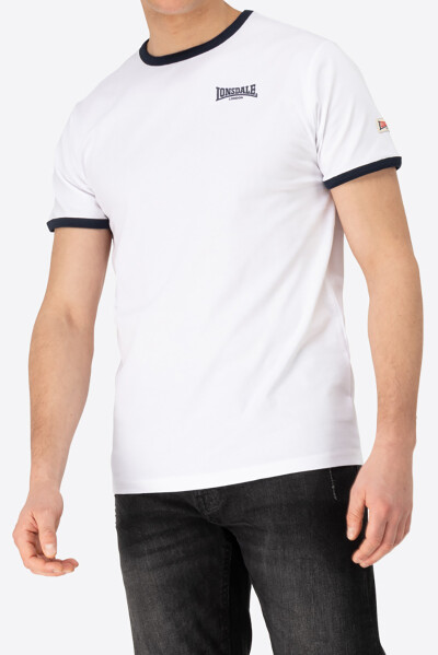 Lonsdale Trelill T-Shirt White Navy