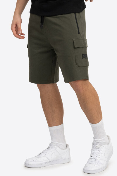 Lonsdale Totton Shorts Olive Black