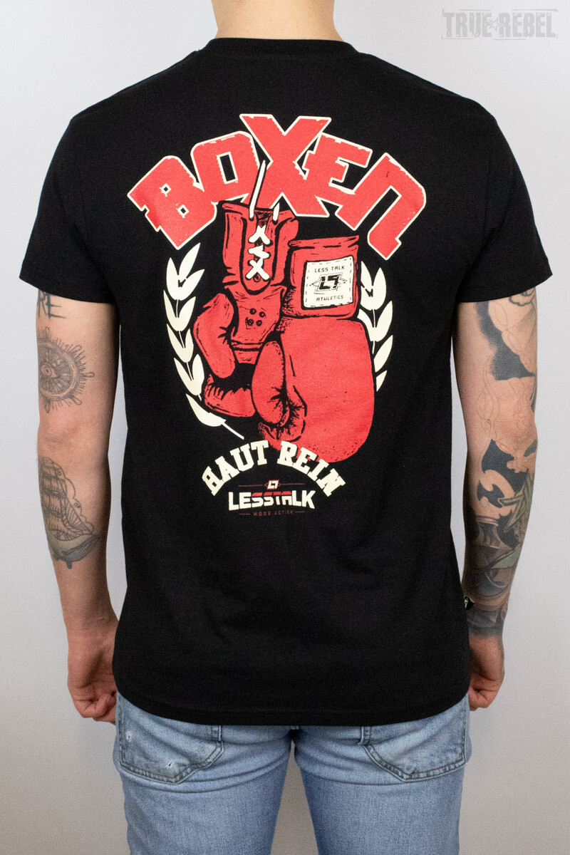 Less Talk T-Shirt Boxen Haut Rein Black