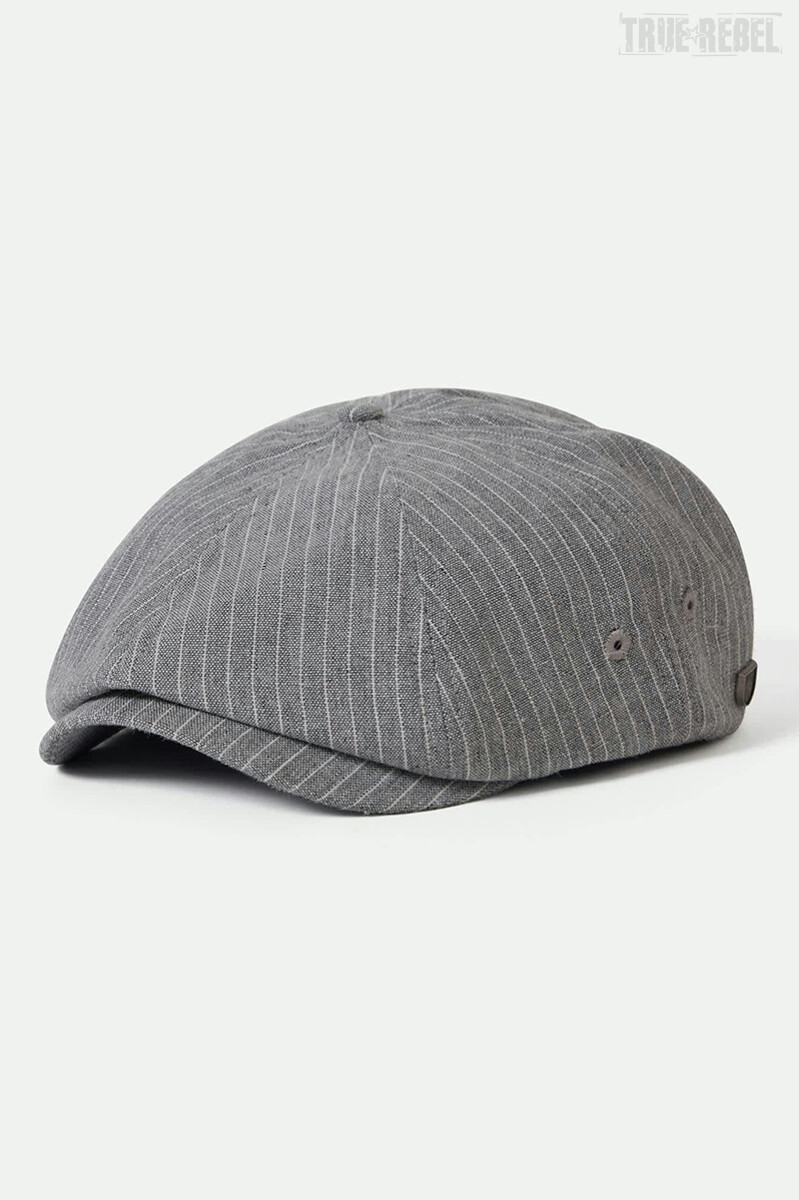 Brixton Lightweight Brood Cap Light Grey White Stripe