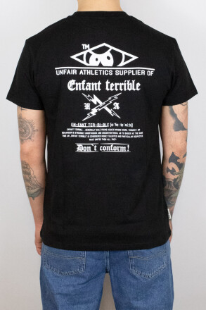 Unfair Athletics Enfant Terrible T-Shirt Black