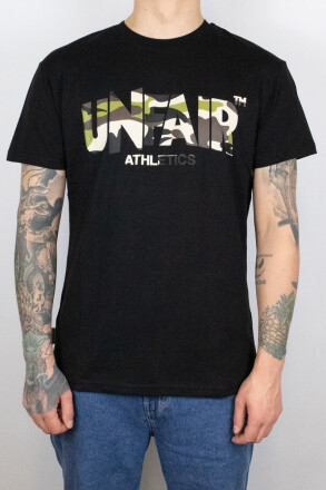 Unfair Athletics Classic Label Camo T-Shirt Black