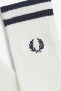 Fred Perry Tennis Socks White Navy