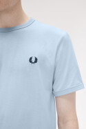Fred Perry Ringer T-Shirt Light Smoke