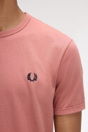 Fred Perry Ringer T-Shirt Putty Pink