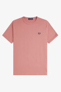 Fred Perry Ringer T-Shirt Putty Pink