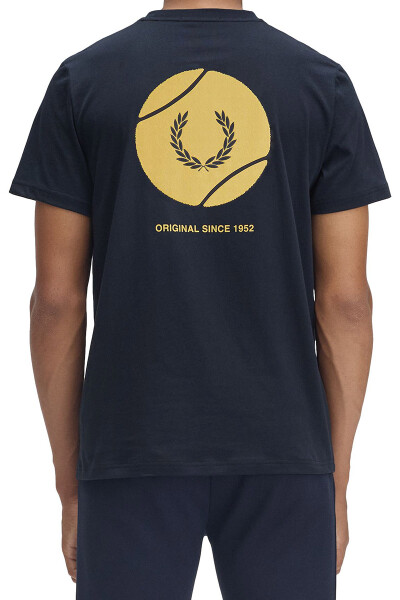 Fred Perry Tennis Graphic T-Shirt Navy