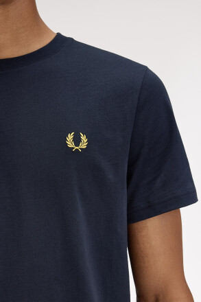 Fred Perry Tennis Graphic T-Shirt Navy