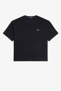Fred Perry Ladies Pique T-Shirt Black