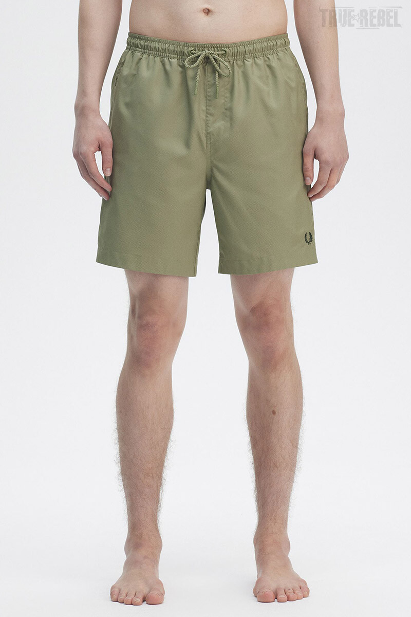 Fred Perry Classic Swimshorts Olive Mint