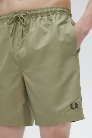 Fred Perry Classic Swimshorts Olive Mint