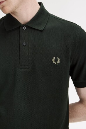 Fred Perry Polo Shirt Night Green Olive Mint
