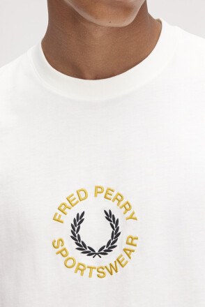 Fred Perry Sportswear Graphic T-Shirt Snow White