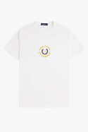 Fred Perry Sportswear Graphic T-Shirt Snow White