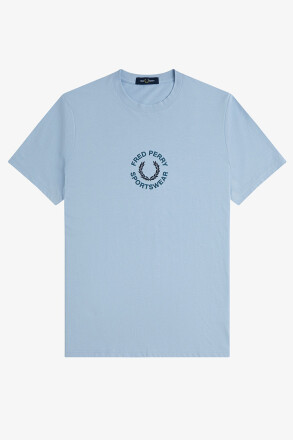 Fred Perry Sportswear Graphic T-Shirt Light Smoke