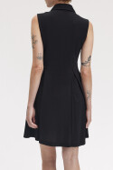 Fred Perry Mesh Shirt Dress Black