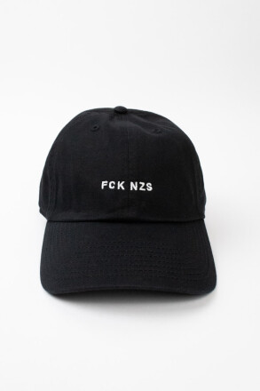 True Rebel Cap FCK NZS Lettering Black