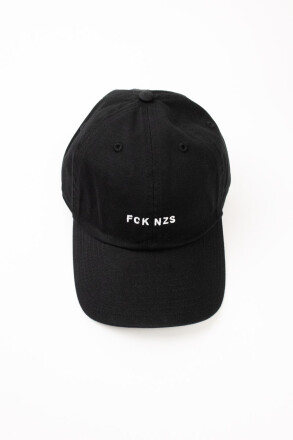 True Rebel Cap FCK NZS Lettering Black