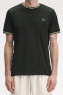 Fred Perry Twin Tipped T-Shirt Olive Night Green Olive Mint