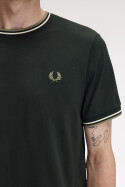 Fred Perry Twin Tipped T-Shirt Olive Night Green Olive Mint