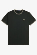 Fred Perry Twin Tipped T-Shirt Olive Night Green Olive Mint