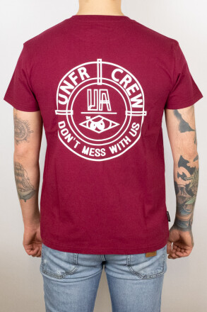Unfair Athletics DMWU BP T-Shirt Burgundy