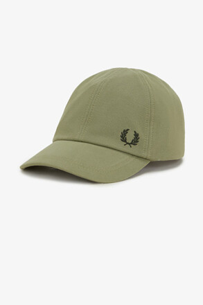 Fred Perry Classic Pique Cap Olive Mint Night Green