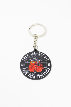 Less Talk Talk Shit Keychain Metal