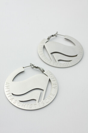 Sixblox. Antifa Soli-Hoops Silver
