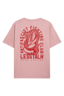 Less Talk T-Shirt Snake Pink