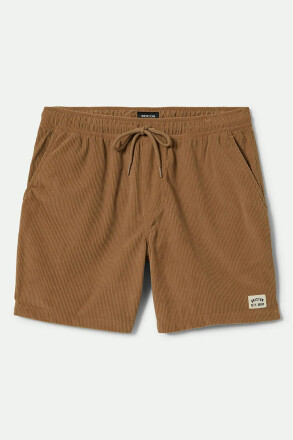 Brixton Everyday Corduroy Shorts Khaki