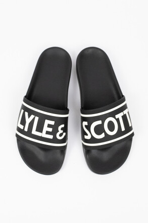 Lyle & Scott Slider Jet Black