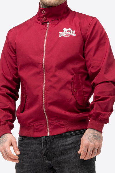Lonsdale Classic Harrington Jacket Cherry Red