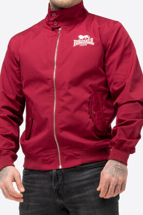 Lonsdale Classic Harrington Jacket Cherry Red