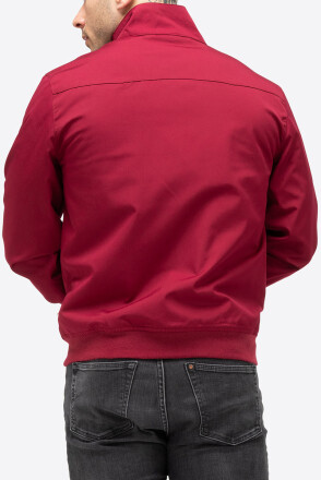 Lonsdale Classic Harrington Jacket Cherry Red