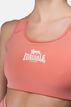 Lonsdale Ladies Wardour Sports Bra Terracotta